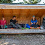 4 elever med Outdoor & Adventure i hverdagen på Venø efterskole